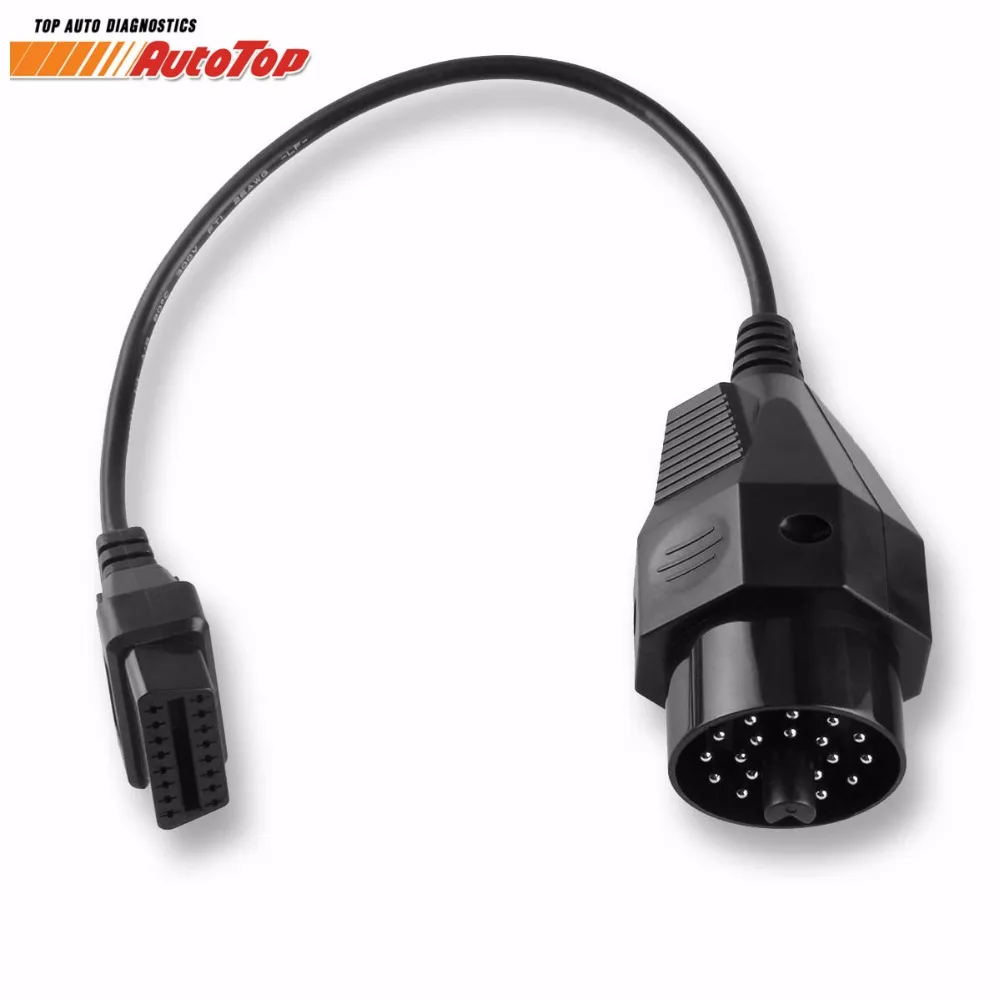 Для BMW 20 Pin ODB OBD2 кабель 20Pin до 16 Женский OBDII для e35 e36 X5 Z3 серия диагностический