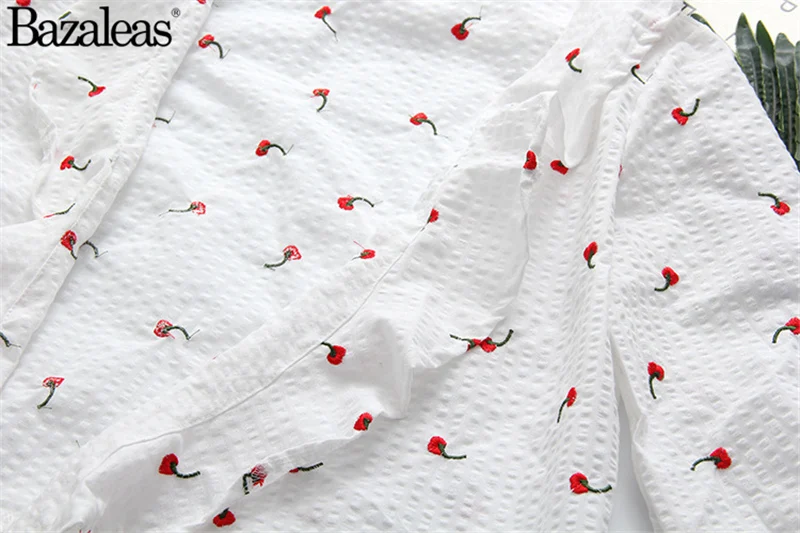 Шифоновые блузки с вишневыми швами на талии рюшами рукавами блузка вышивкой