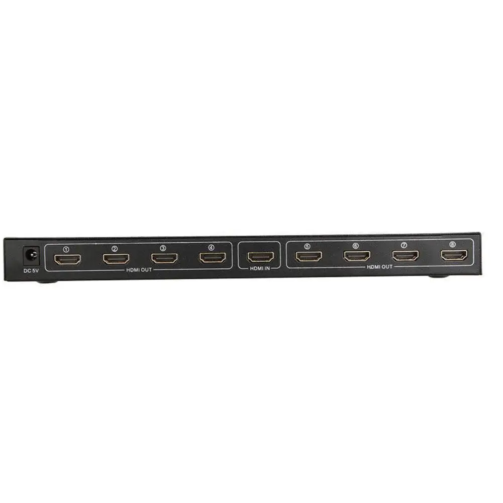Ultra HD 4K HDMI сплиттер 1 в 8 из 8 портов ретранслятор усилитель концентратор 3D 1080p HDMI сплиттер адаптер питания R19