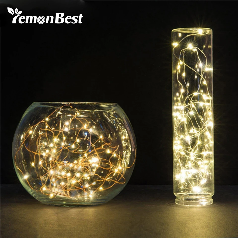 LemonBest гирлянда из 20 светодиодов 2 м светодиодная медного провода рождественские