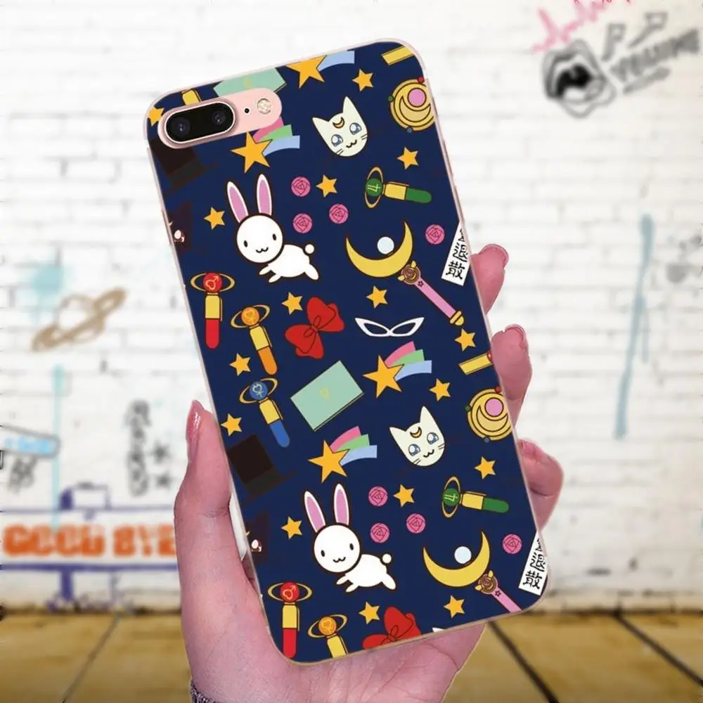 Чехол для LG Nexus 5 5X G2 G3 mini spirit G4 G5 G6 K4 K7 K8 K10 2017 V10 V20 V30 Stylus Sailor Moon Style Rabbit Animals | Мобильные