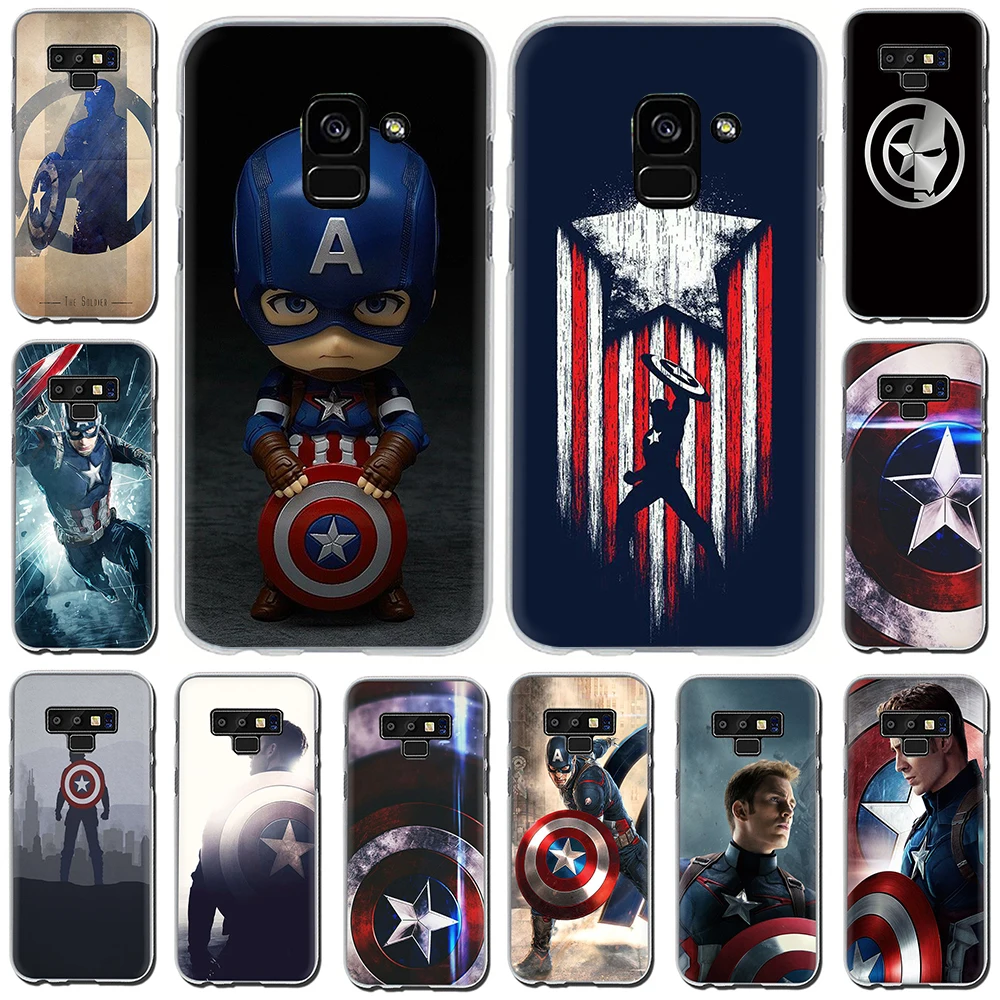 Жесткий чехол для телефона Marvel Капитан Америка Железный человек герои Samsung Galaxy A3
