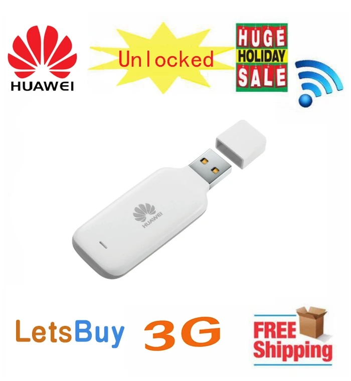 Разблокированный Huawei E3533 HSPA + 21 Мбит/с 3G беспроводной USB модем логотип