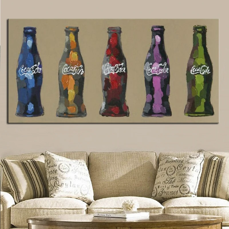 Картина маслом 5 цветов настенная живопись для украшения дома современная