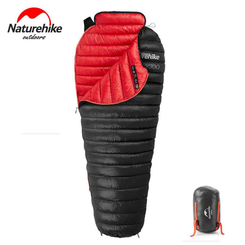 Naturehike Мумия спальный мешок Сверхлегкий Открытый Кемпинг Пеший Туризм белый