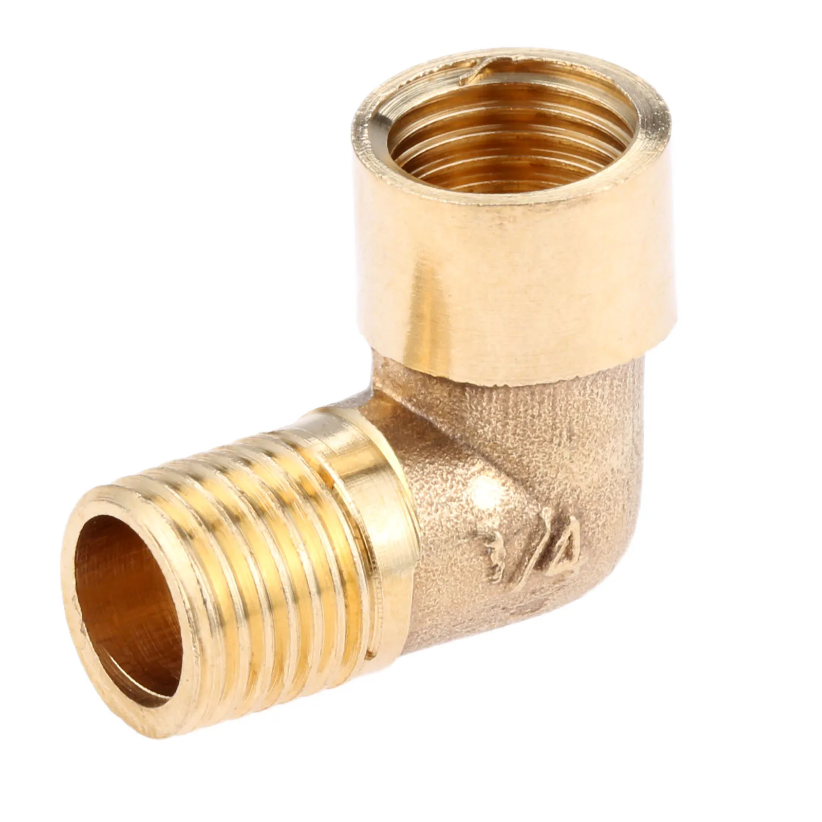 DRELD 1/8 &quot1/4&quot 3/8 &quot1/2&quot BSP x наружная резьба 90 ° латунный штуцер трубы локтя разъем