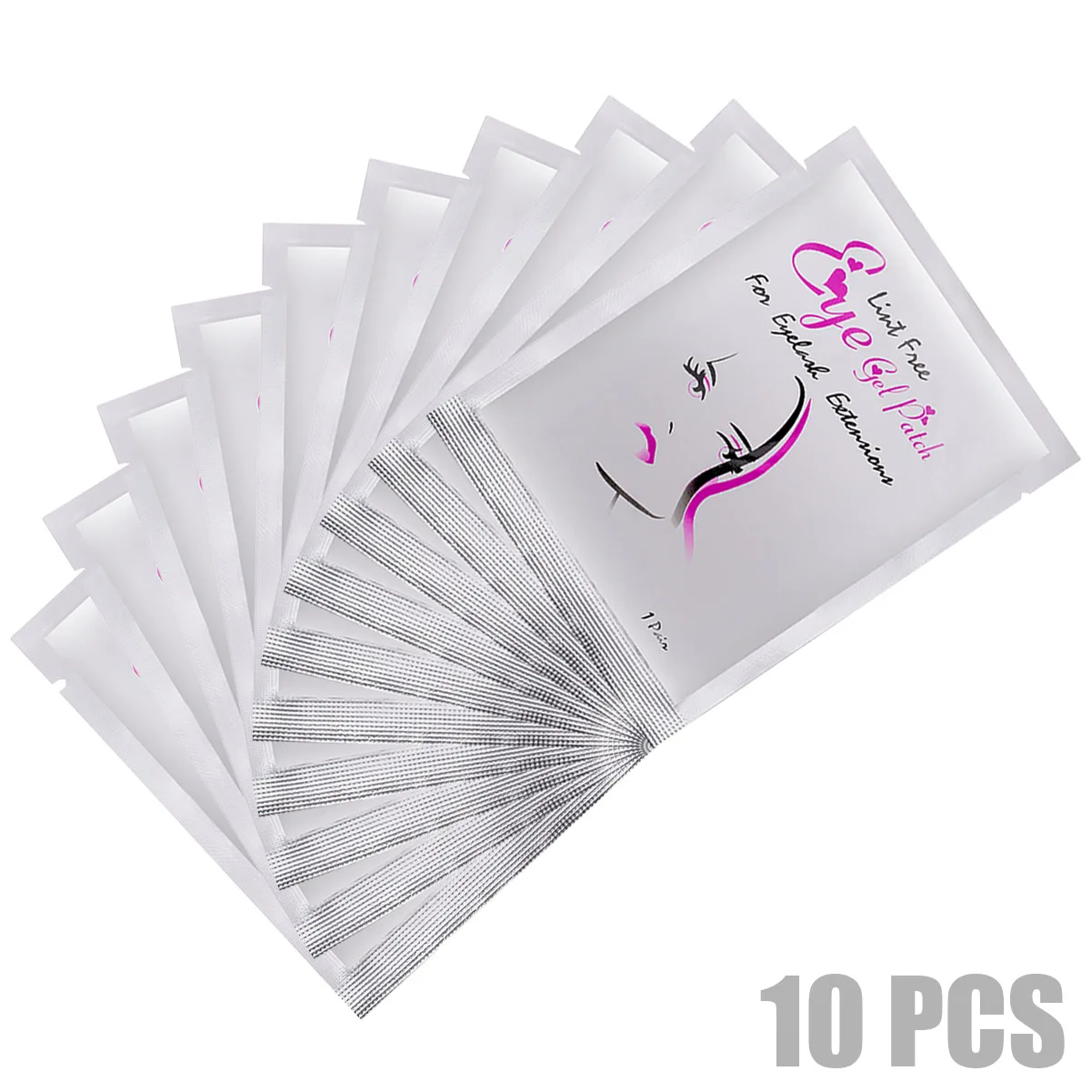 g1-10pcs 10/20 пар, накладки на глаза для прививки ресниц, нетканый коллагеновый гидрогель, индивидуальная прокладка для век - Цвет: g1-10pcs