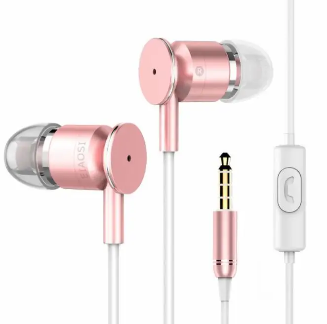 EIAOSI X6 In-ear Earphone 3.5mm Studio Bass Earbud With Mic For iphone 6 5s Xiaomi Samsung MP3 MP4 Best | Электроника