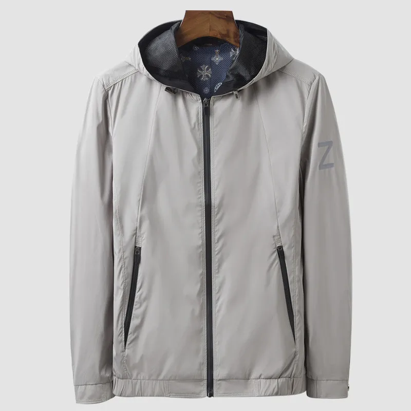 Лидирующий бренд мужская куртка деловая повседневная тонкая модная в полоску