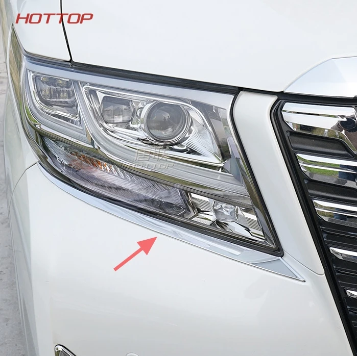 Фары для Toyota Alphard Vellfire 2015 2016 2017 2018 2019 2020 ABS хромированный Стайлинг автомобиля |