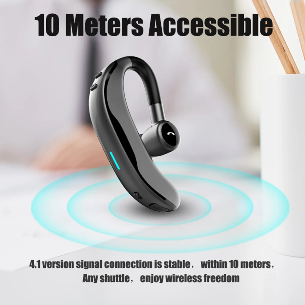 Одиночная Беспроводная bluetooth-гарнитура водонепроницаемая стерео спортивная
