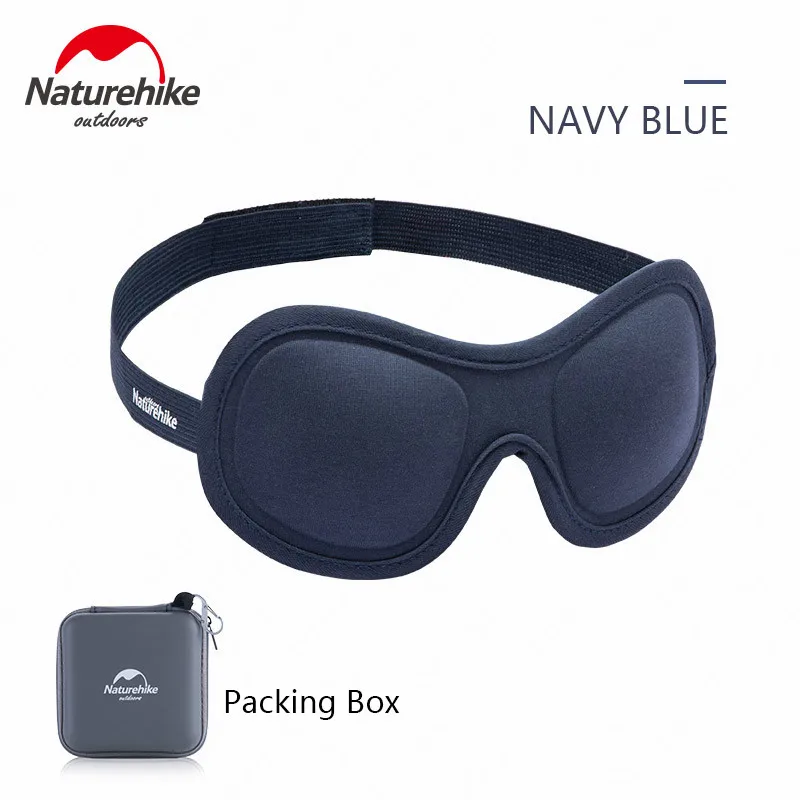 Navy Blue Naturehike тени для век унисекс 3D стерео тени для век Путешествия сна маска для глаз ланч-брейк Сна Тени для век портативная дышащая маска для глаз - Цвет: Navy Blue
