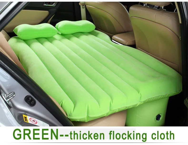 Free shipping--- flocking clothing Holiday Travel car air bed /Car Back Seat Cover / Inflatable Mattress Air Bed styling | Автомобили и