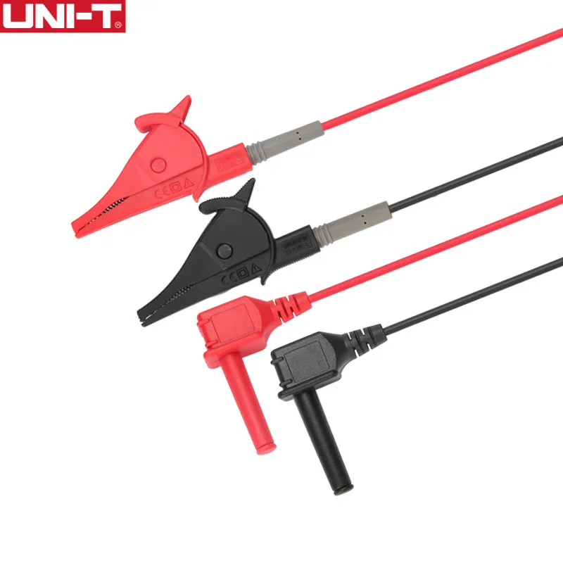 Uni-t Utl33 Cabos de Teste de Grupo Duplo Isolado Jacaré Clipe de Teste se Aplica a Multímetros Acessórios Peças e acessórios p/ instrumentos