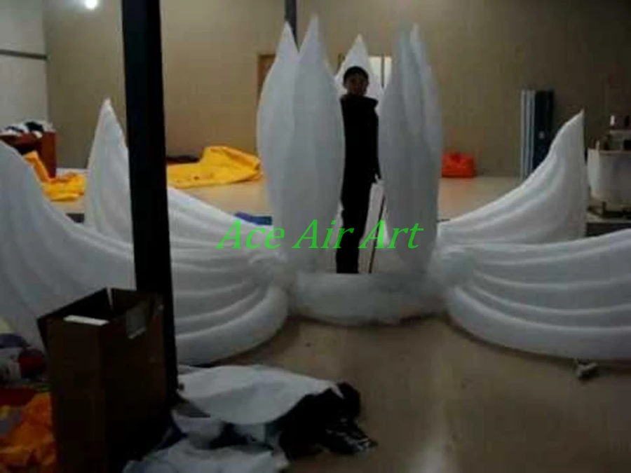 Лидер продаж цепочка диаметром 4 м Свадебный гигантский надувной цветок для