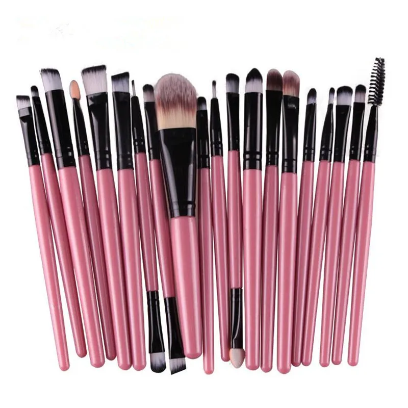 20Pcs Rose gold Makeup Brushes Set Pro Powder Brush Foundation Blush Eyeshadow Eyeliner Lip Cosmetic Make up Tool | Красота и