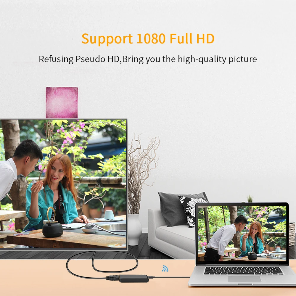 Беспроводной HDMI ключ SSK Miracast 2 4/1080P Wi Fi медиадисплей дисплей беспроводной адаптер ТВ флешка Airplay DLNA|SmartTV-стики