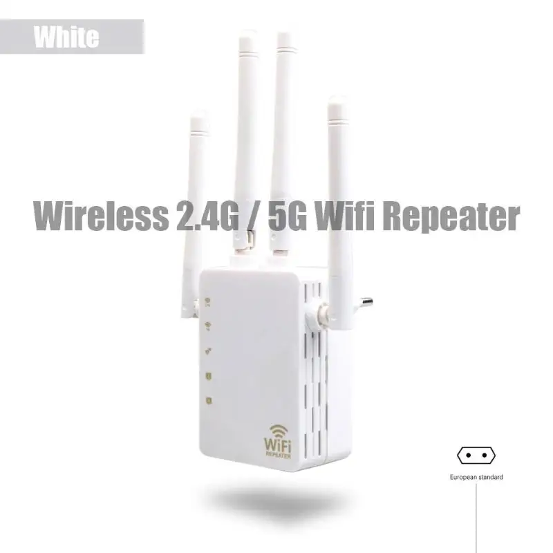 Беспроводной ретранслятор AC 1200 Мбит/с 2 4G/5G двухдиапазонный WiFi роутер 4 высокие
