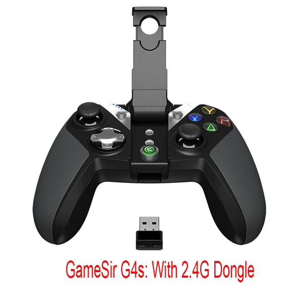 GameSir G4/G4s Bluetooth 2,4G беспроводной игровой Moba контроллер геймпад для Android смартфон ПК PS3 планшет NES консоль - Цвет: G4s-with 2.4G Dongle