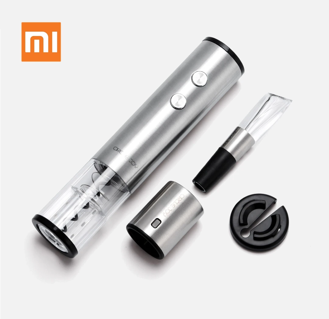 Xiaomi Mijia пробка для вина/Графин для вина/электрическая открывалка для бутылок на выбор круглые пробки для вина из нержавеющей стали умный подарок