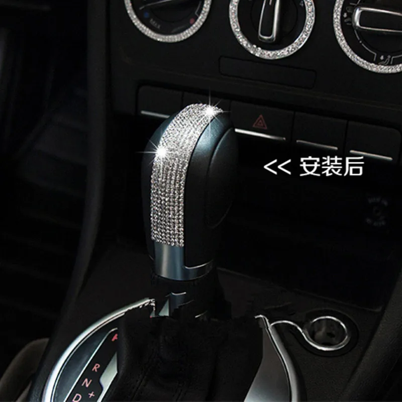

1pc Luxury Crystal Car Gear Bling Decoration for Volkswagen Beetle Vw Interior Accessories 2013-2016 Sparkly Classic Decor