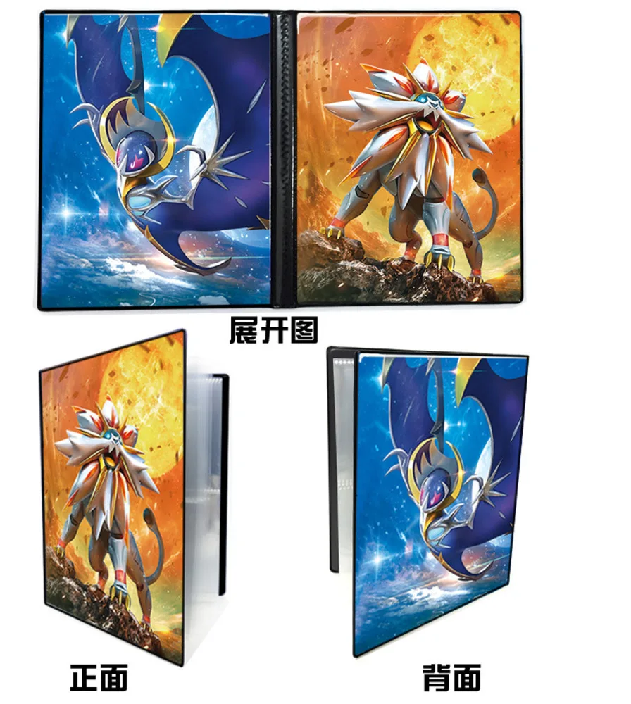112 Pikachu Card Collection Paper Album Cartoon Collection Book Card Holder For Pocket Monster Pokemon Cards Box Gift Souvenir
