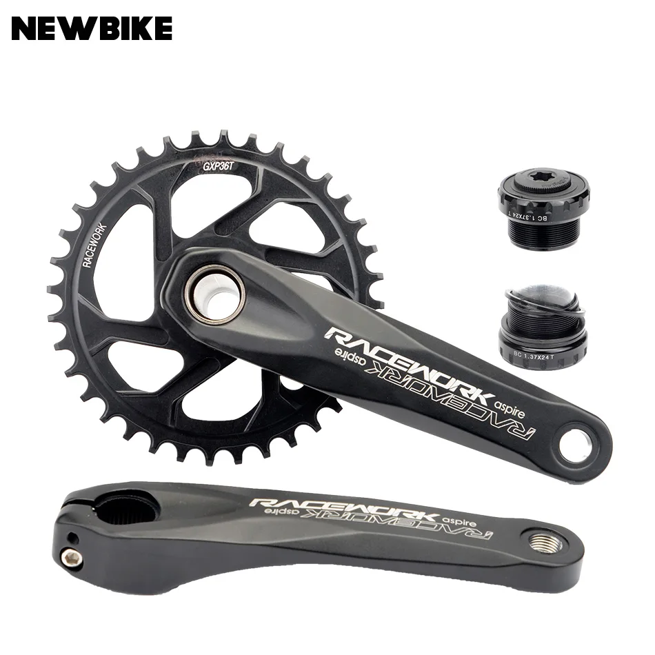 Fahrrad kurbel гоночный велосипед MTB GXP Kurbel алюминиевый легиер Mit Boden Kurbel 170 crank platte rot 32 T 34 T 36 T 38 T