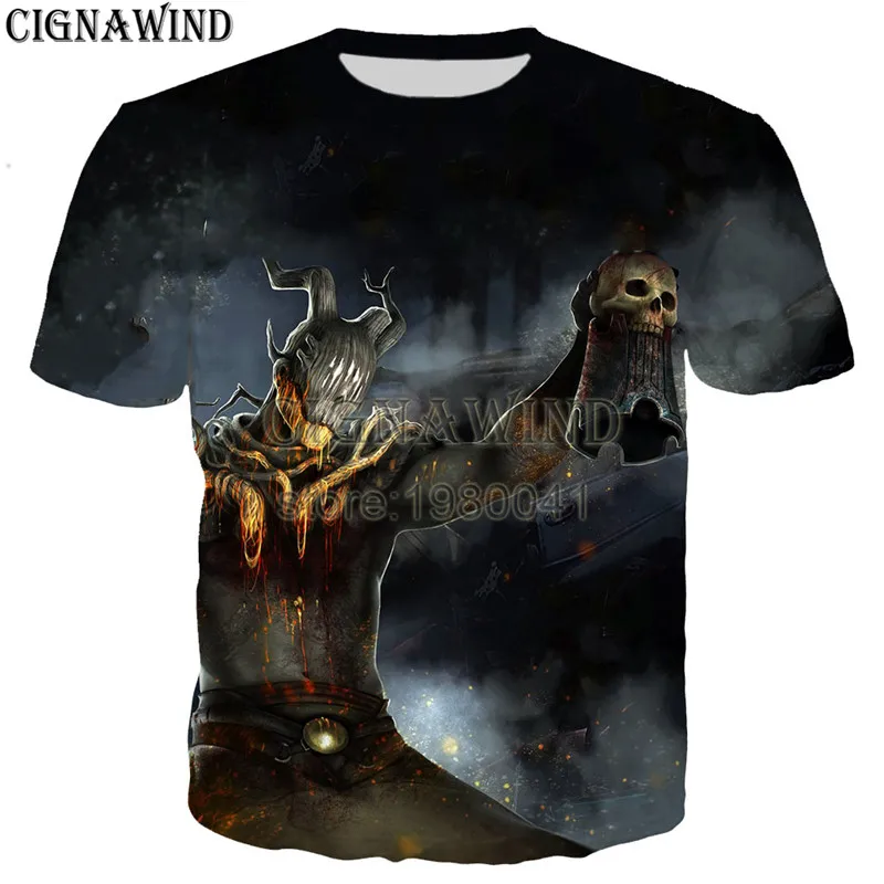 04 Новые летние топы женские/мужские футболки с 3D принтом игры Dead by Daylight повседневные футболки в стиле Харадзюку уличная одежда - Цвет: 04