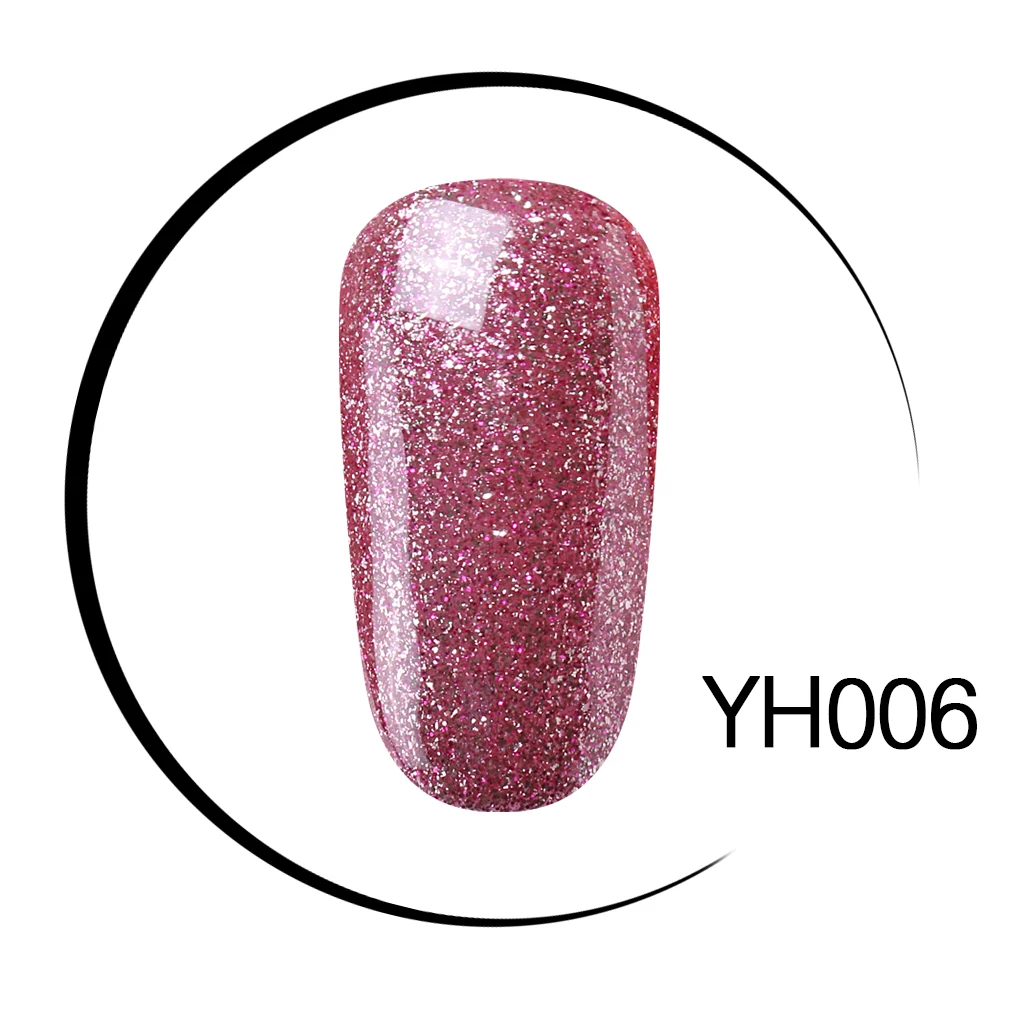 YH006 Elite99 10 мл УФ-гель для ногтей фиолетовый лак для ногтей Полупостоянный Гель-лак для ногтей - Цвет: YH006
