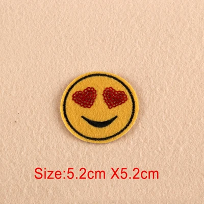 8 шт./лот помада радуга холст обуви облаком патчи для одежды железа на вышитые