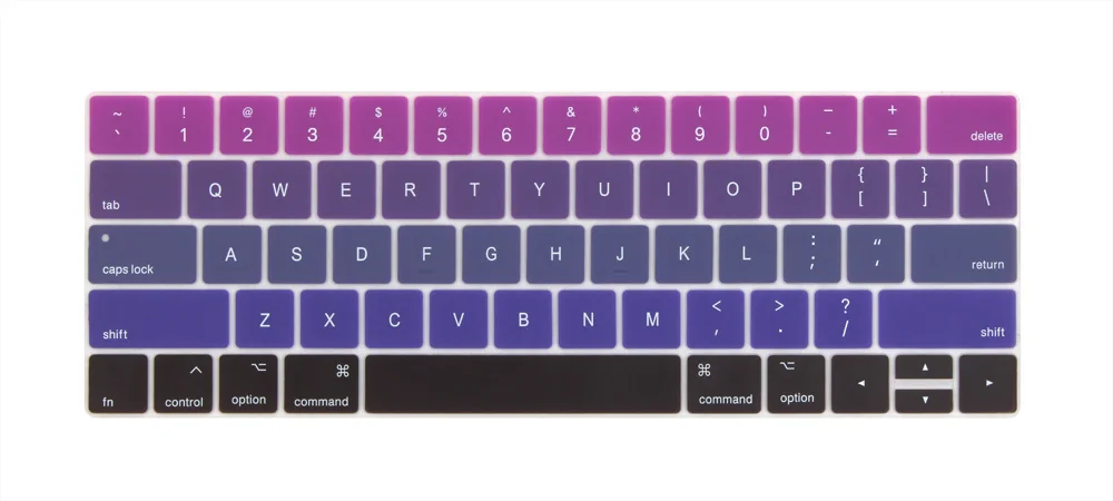 Чехол с английской клавиатурой США для 2016-2018 Macbook Pro 13 15 дюймов сенсорной панелью