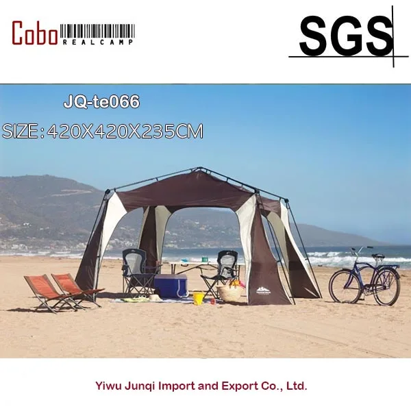 

TERRITORY 14 ft. x 14 ft. Camping Screen House Outdoor Tent Sun Shade Large Shelter Beach mesh INSTANT CANOPY