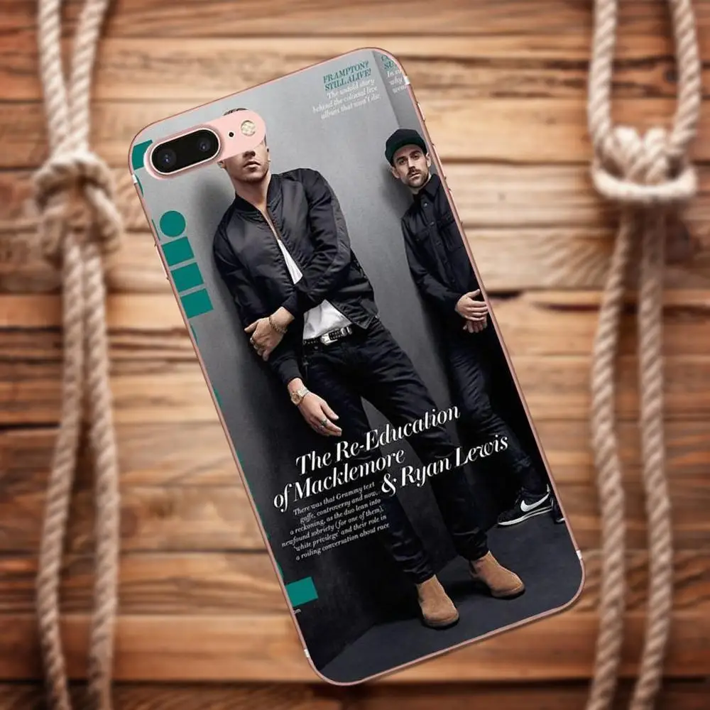 Vvcqod Macklemore &amp Ryan Льюис для Galaxy Alpha Core Prime Note 4 5 8 S3 S4 S5 S6 S7 S8 S9 mini edge Plus мягкие чехлы