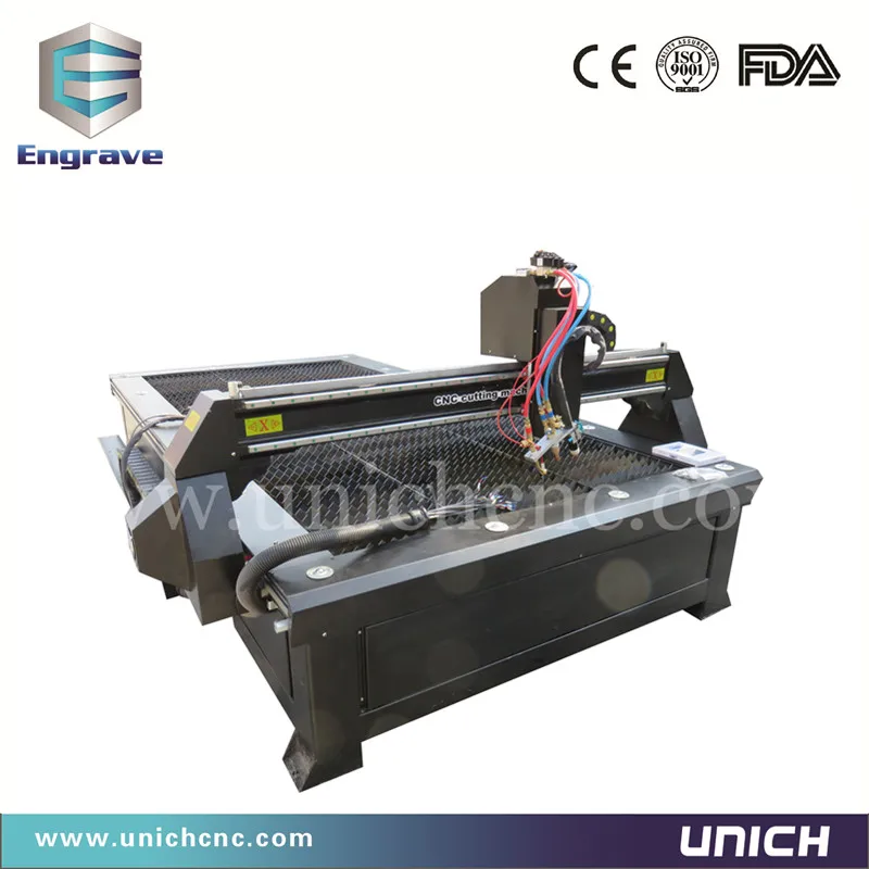Профессиональный 63A/100A/125A/200A нержавеющая сталь/железо cnc плазменный станок для
