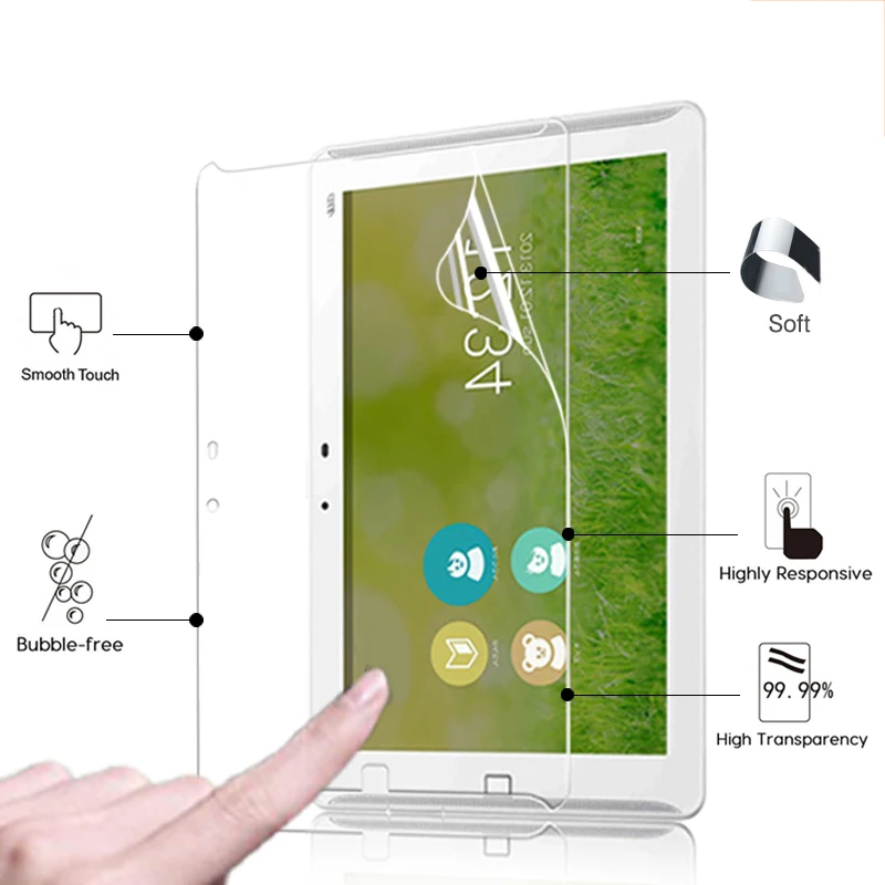 

BEST ANti-Scratched HD lcd screen protector film For Docomo Tablet ARROWS Tab F-02F FJT21 10.1" Clear Glossy protective films