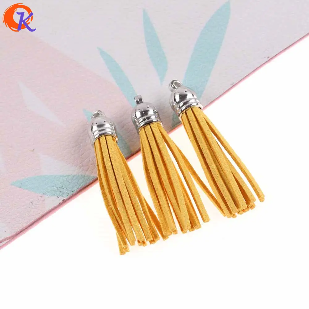 Сердечный дизайн 5,5 см 10 шт/DIY кисточки/кисточки для ювелирных изделий diy/кисточки ювелирные аксессуары/украшения/кисточки из искусственной замши - Цвет: YMK-5.5CM-0007