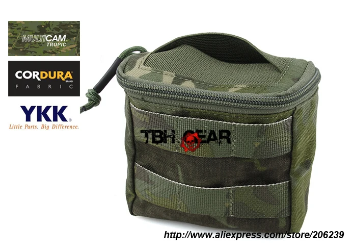 TMC MOLLE сумка EMT одноразовые перчатки мультикам Тропик W/застёжка-молния YKK (SKU12050157) |