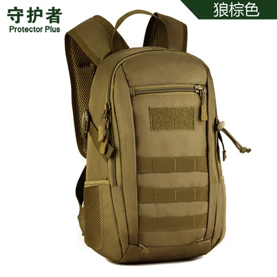 Мини 12л Тактический Рюкзак MOLLE для детей, школьная сумка, нейлоновый водонепроницаемый рюкзак для охоты, боевой военный Камуфляжный Рюкзак