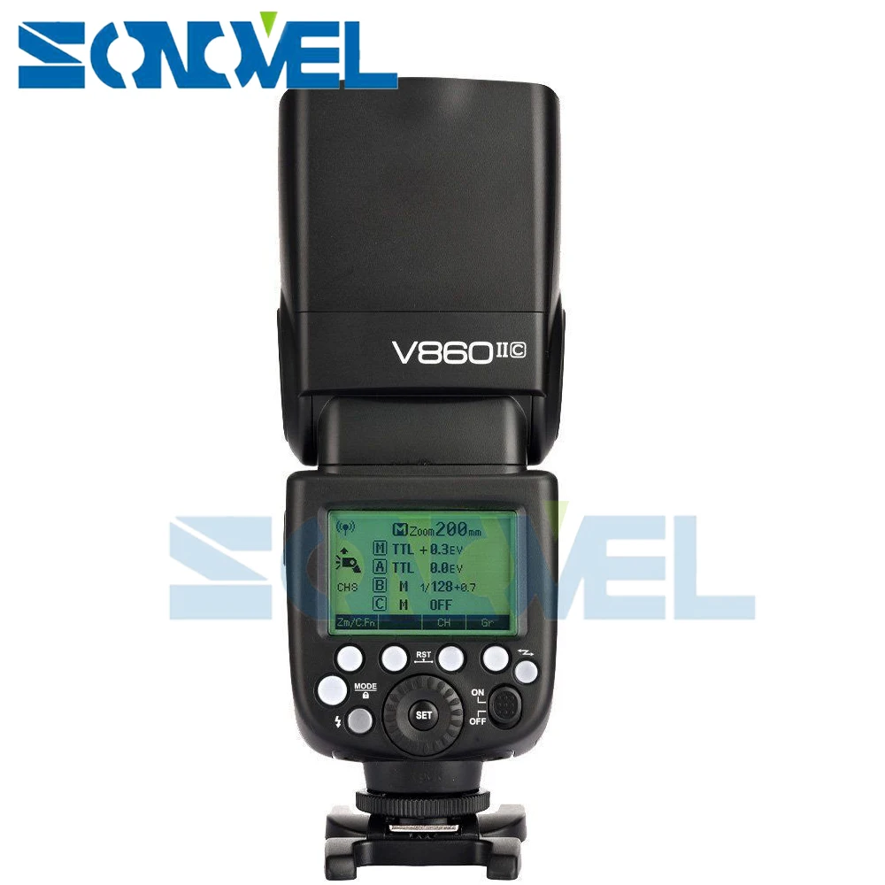 Вспышка Godox для вспышки Speedlite GN60 HSS 1/8000s + беспроводной передатчик и отражатель