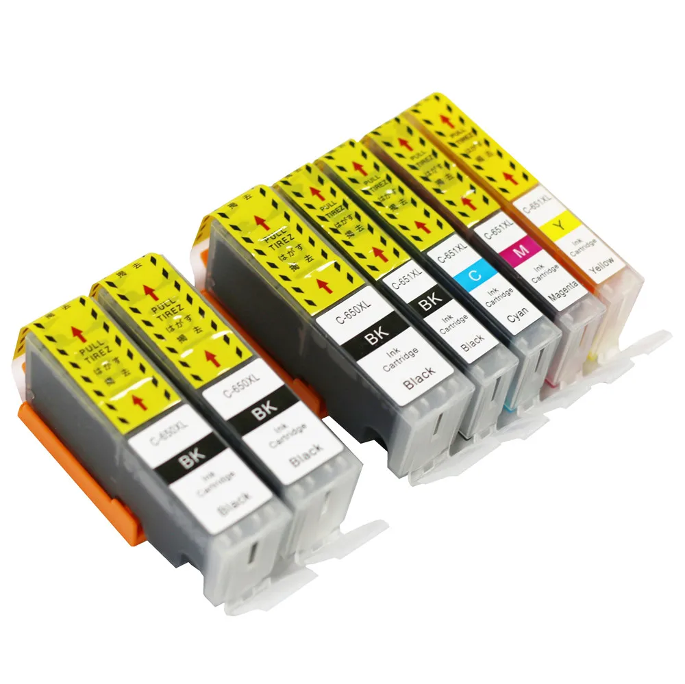 14 шт. pgi650xl cli651xl Картриджи с чернилами совместимый для canon PIXMA mg6460 MX726 MX926 ix6860 mg6360 mg7160