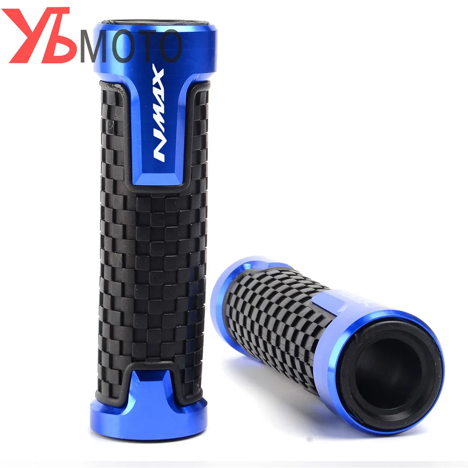 Логотип N-MAX 7/8 ''22 мм CNC рукоятки для мотоциклов гоночный грипса на руль для YAMAHA NMAX 155
