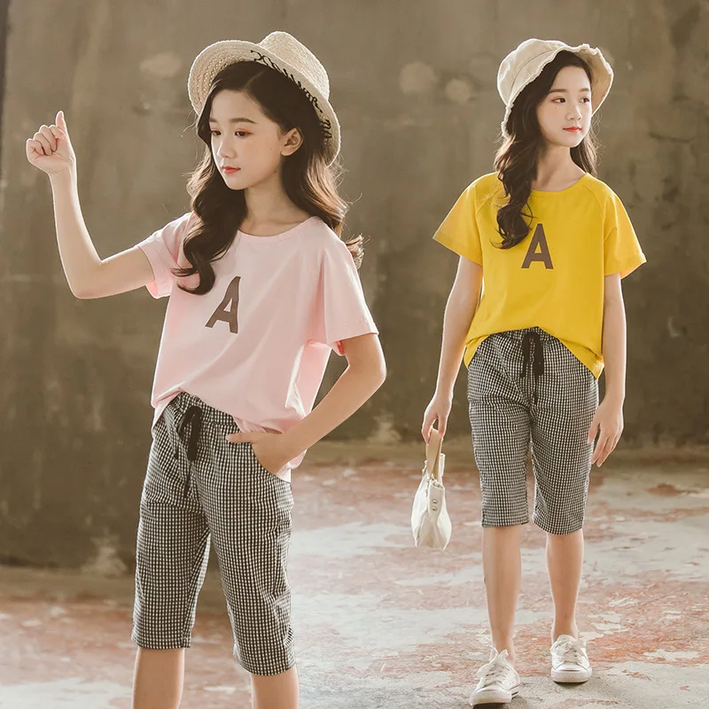 Летняя одежда для маленьких девочек 2019 комплект детской одежды изысканные