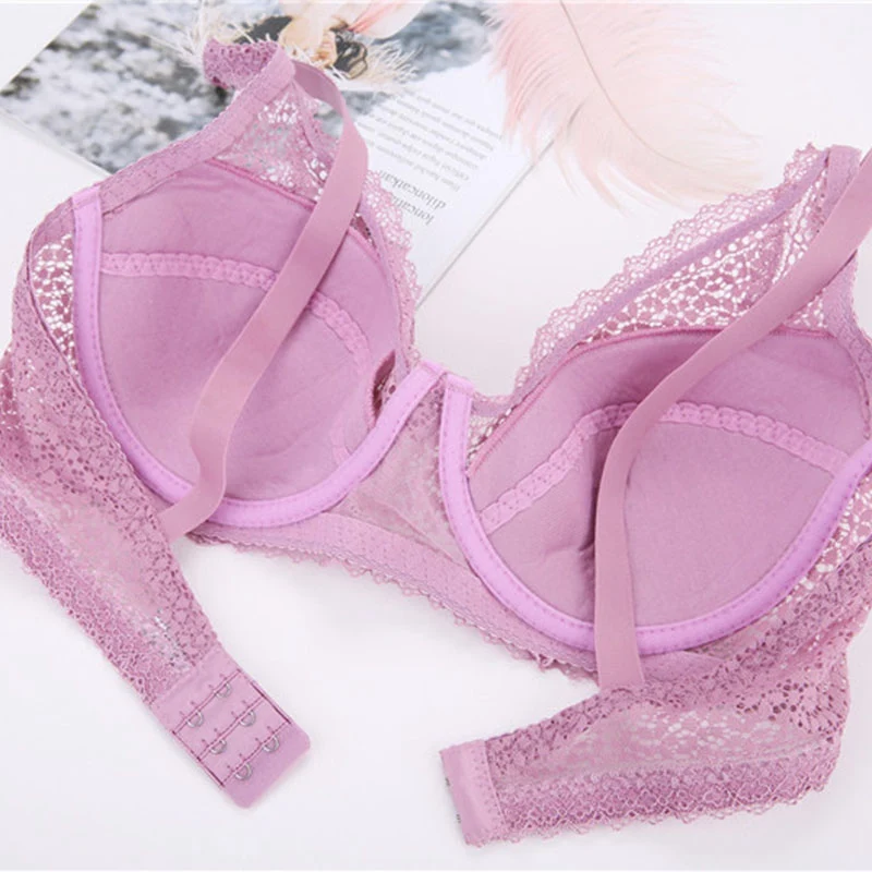 2019 Большие размеры кружевные бюстгальтеры для женщин бюстгальтер нижнее белье