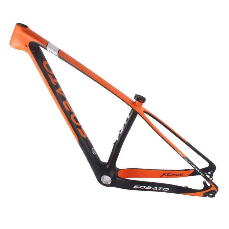 Super light 1050g 29er MTB рама из углеродного волокна T800 горная BB73/BB92 UD матовая 15 5/17/18. 5/20 &quotв