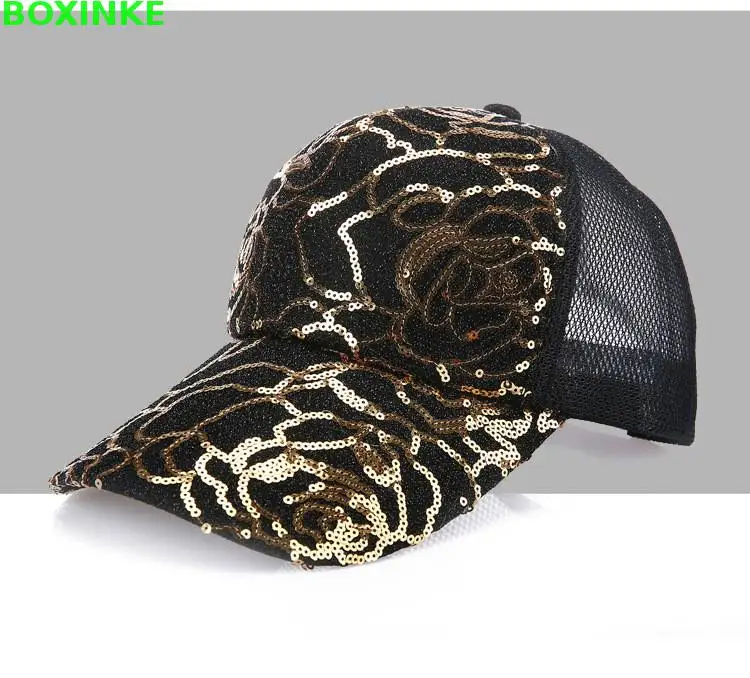 Новинка! НОВАЯ распродажа! Женская шляпа Pokemon Go Gorras, летняя Солнцезащитная шляпа от солнца, корейская модная шляпа, кружевная дышащая сетчатая шапка с блестками
