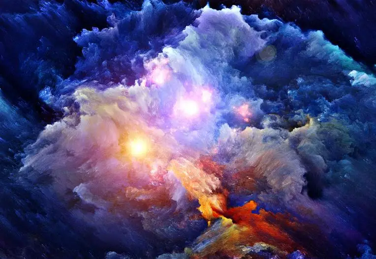 Watercolor sky ceiling Modern European hotel KTV 3d wall mural wallpaper Home Decoration | Обустройство дома