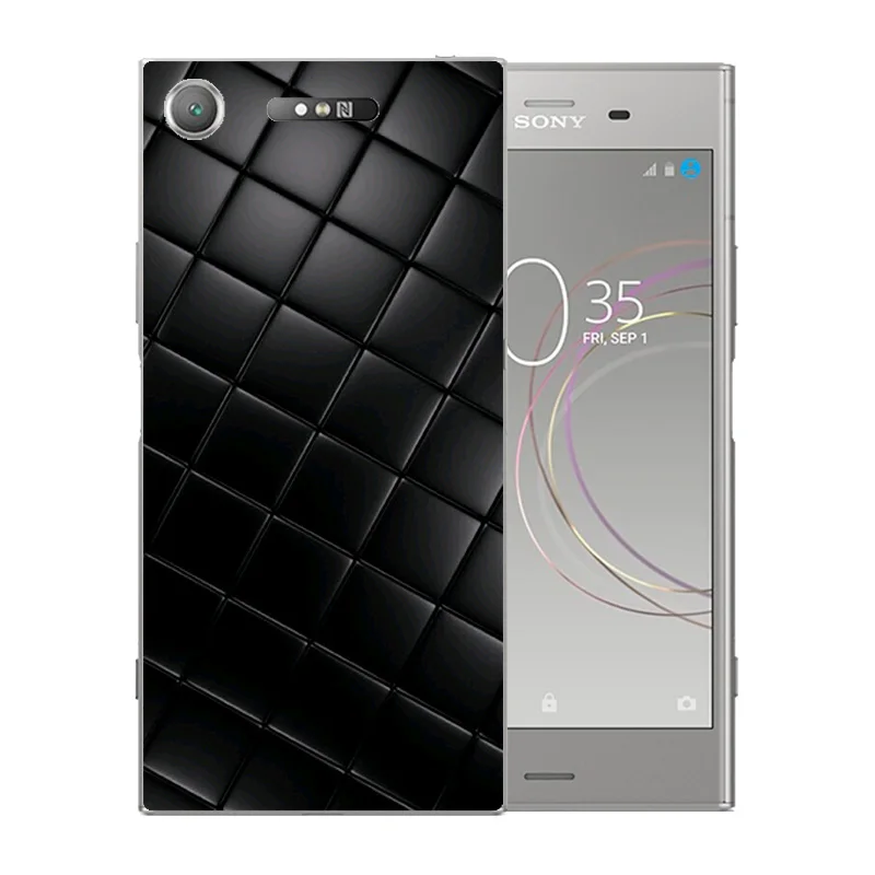 5 2 дюйма для Sony Xperia XZ1 чехлы на заднюю панель Силиконовый ТПУ мягкий цветной узор