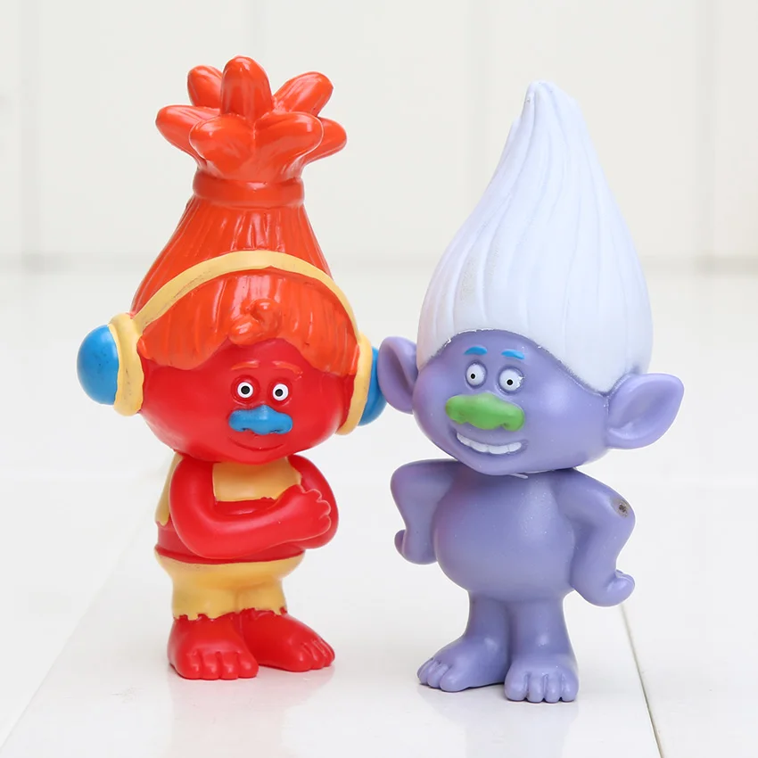 6 шт./компл. 8 см тролли ПВХ Фигурки куклы игрушки для детей Рождество|toys for|toys free