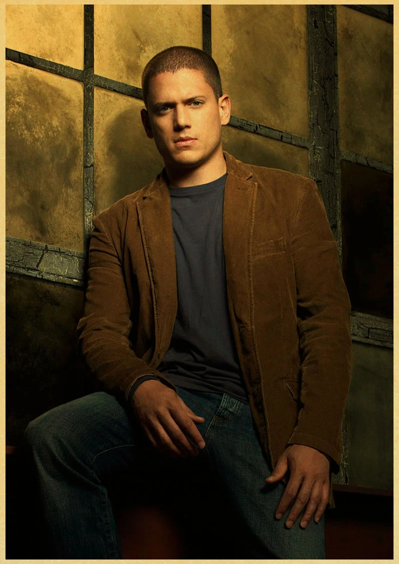 B039 Prison Break Wentworth Miller Доминик Пёрселл винтажный бумажный плакат настенная живопись украшение дома 42X30 см 30X21 см - Цвет: B039