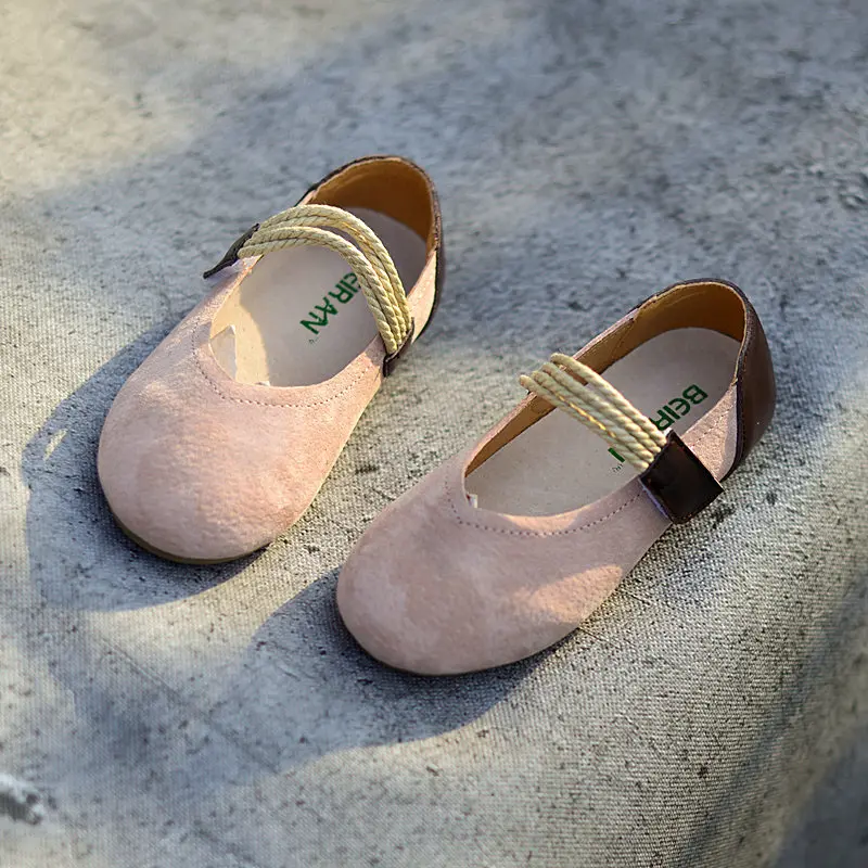 Autumn New brand children's casual shoes girls Genuine Leather comfort flat for kids girl fashion dancing | Детская одежда и